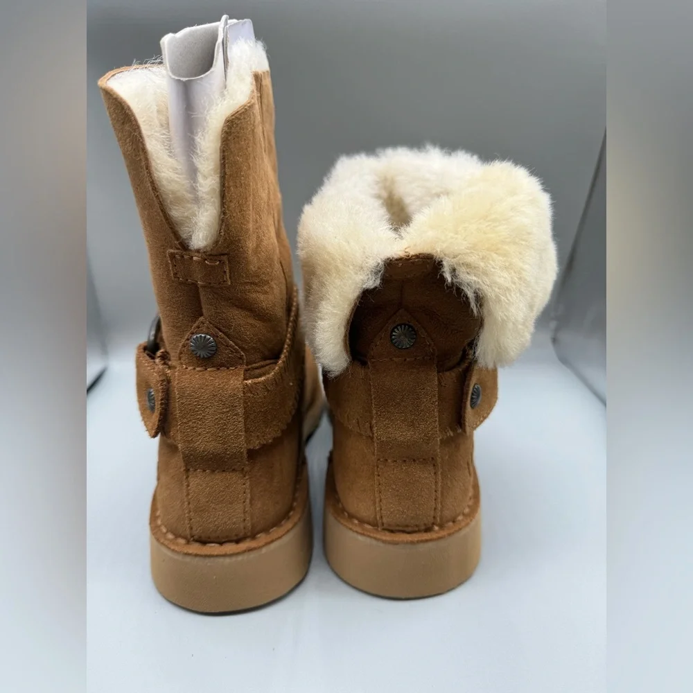 UGG Women's Cedric CHESTNUT Boots / Size 6.5 Womens/ NIB - Picture 10 of 11